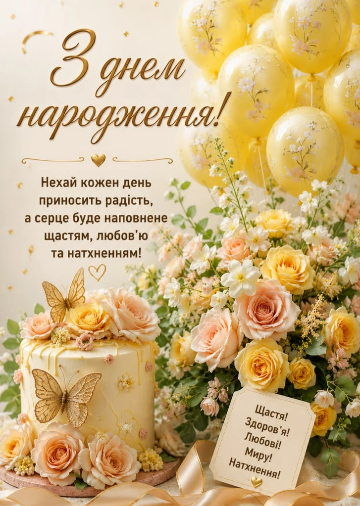 букет квітів картинка з днем народження